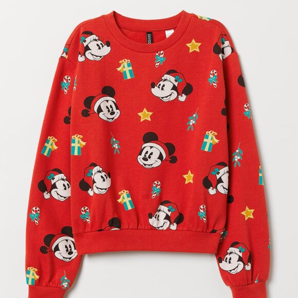 H&M Red Mickey Mouse Sweater - Picture 5 of 5